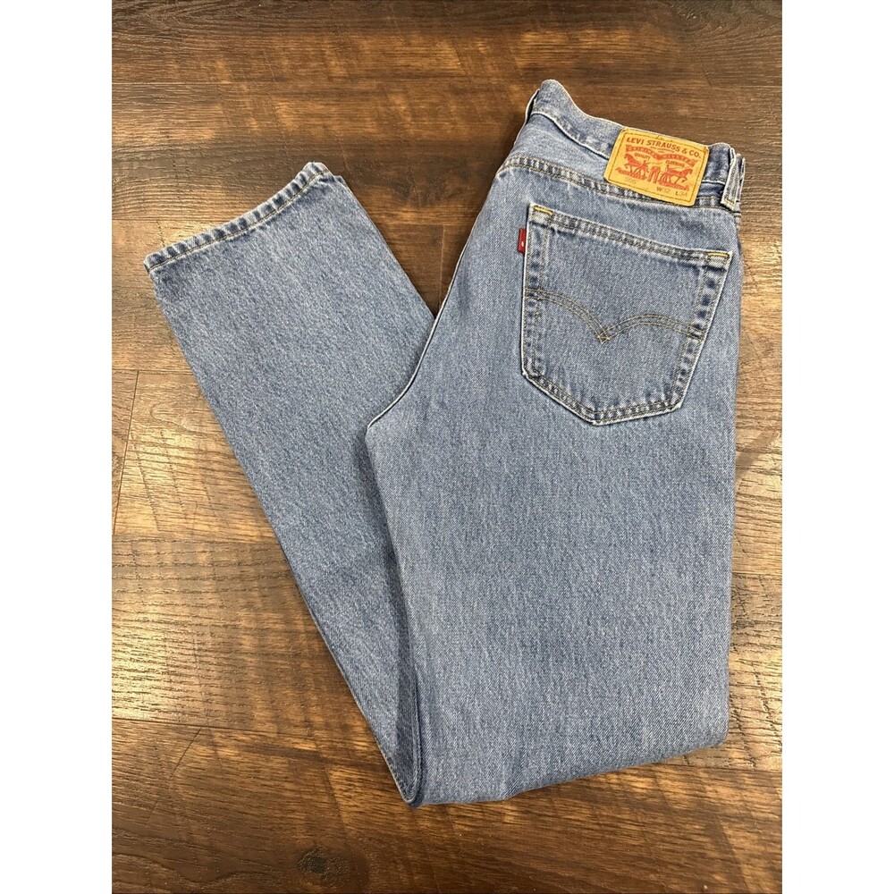 Levi’s 505 Jeans Mens 32x34 Medium Wash Regular Fit Straight Leg Denim